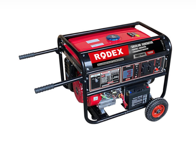 RDEX97501E RODEX BENZİNLİ JENERATÖR 7.5KW/7.5KVA MARŞLI 